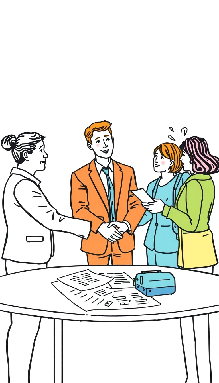 Illustration de collaboration et partenariat avec Citynov
